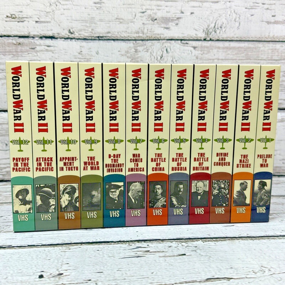 World War II‎ WWII Award Winning Documentaries [VHS Tape Set] Volumes 1 12